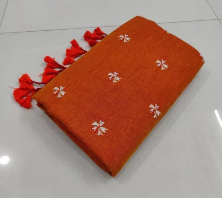 Shiuli Mul Saree