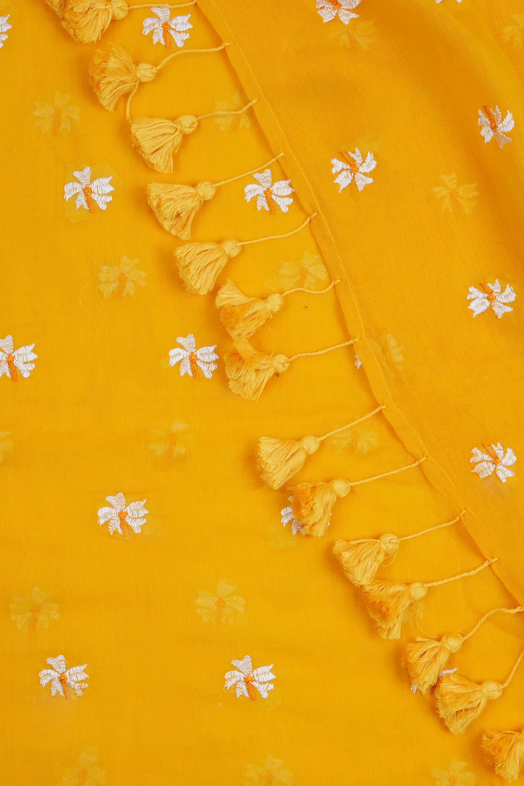Parijat Yellow Saree