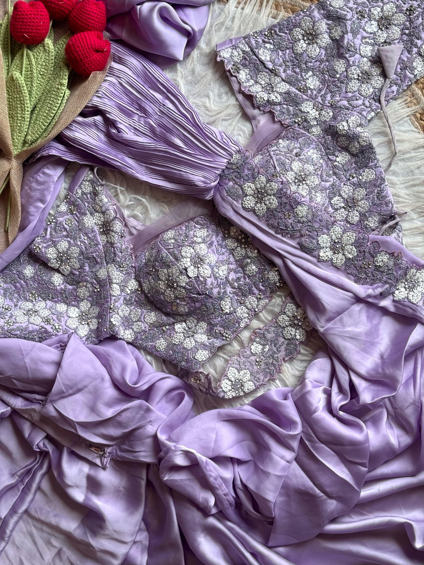 Lavender Queen (Pre-Draped)