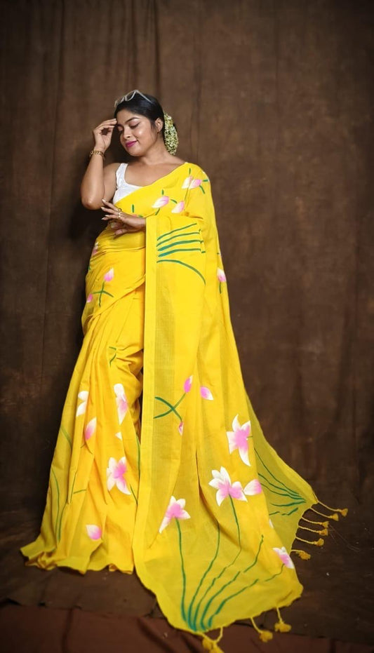 Phool mul saree