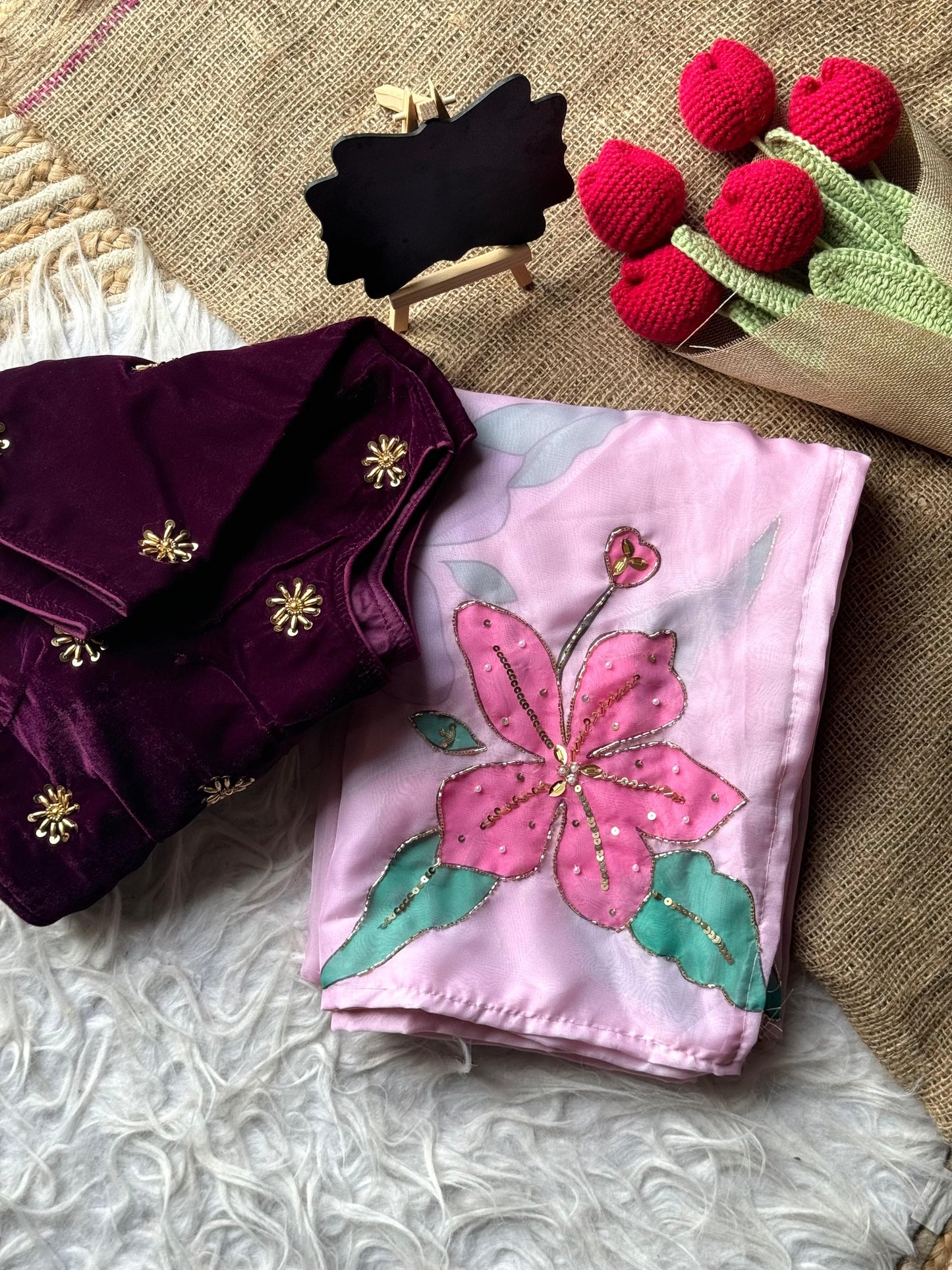 Lavender Dreams Saree