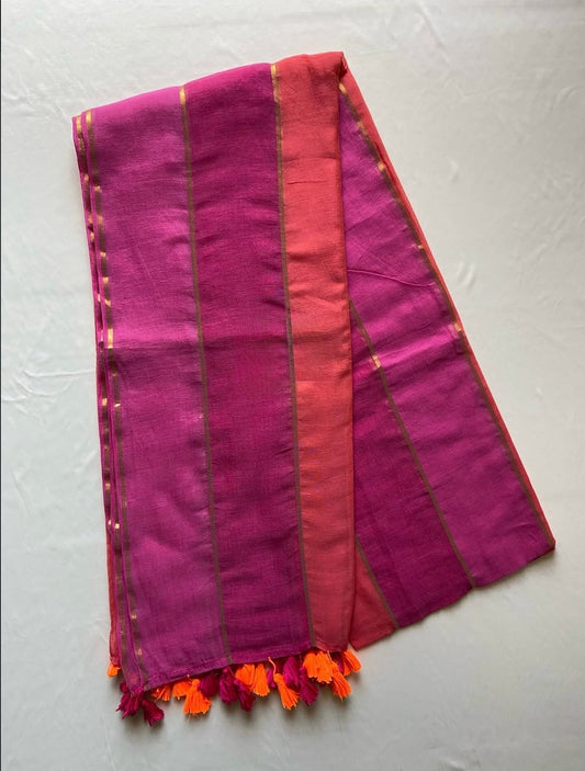 Gulabo Mul Saree