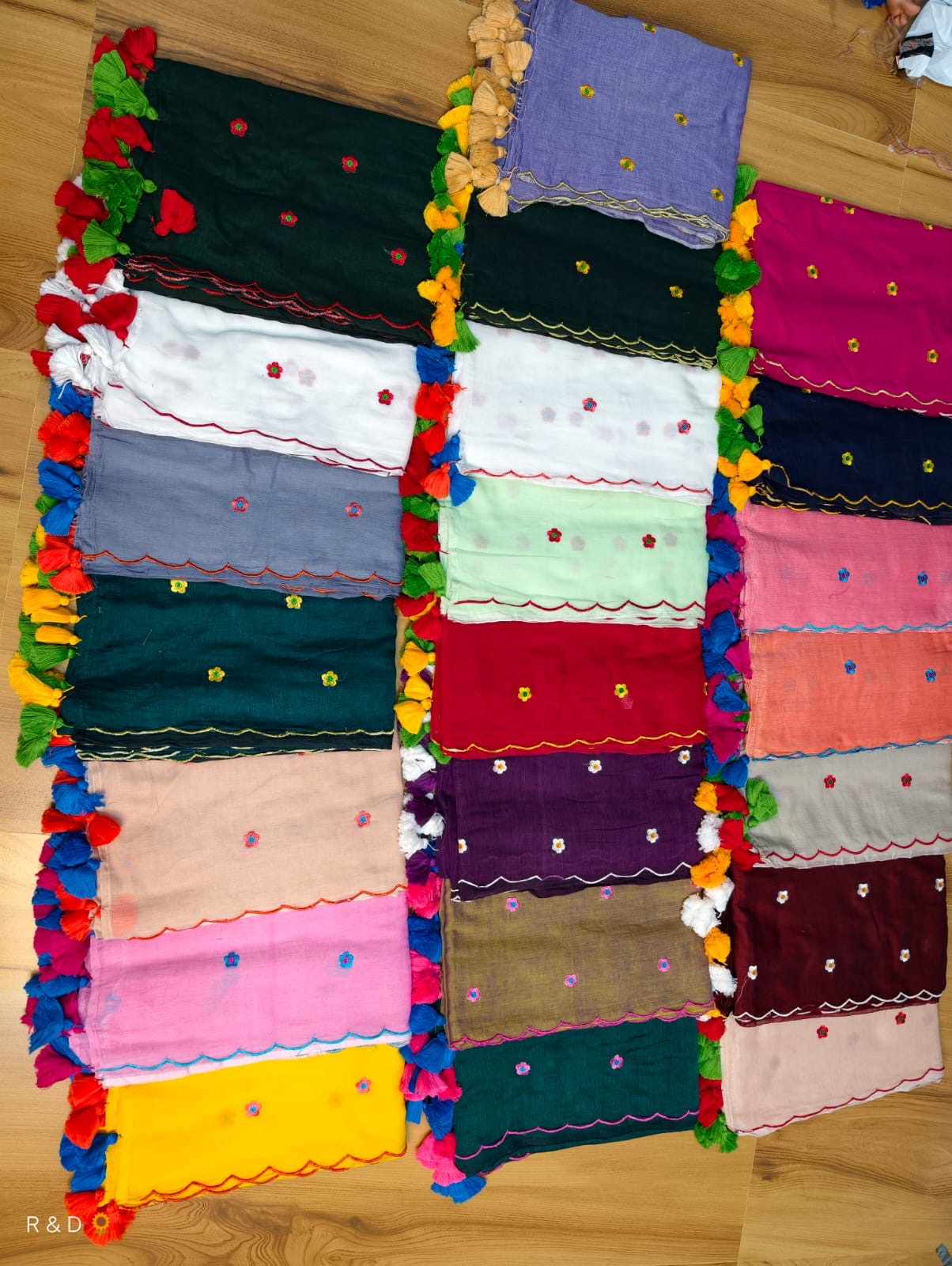 Scallop Mul Saree