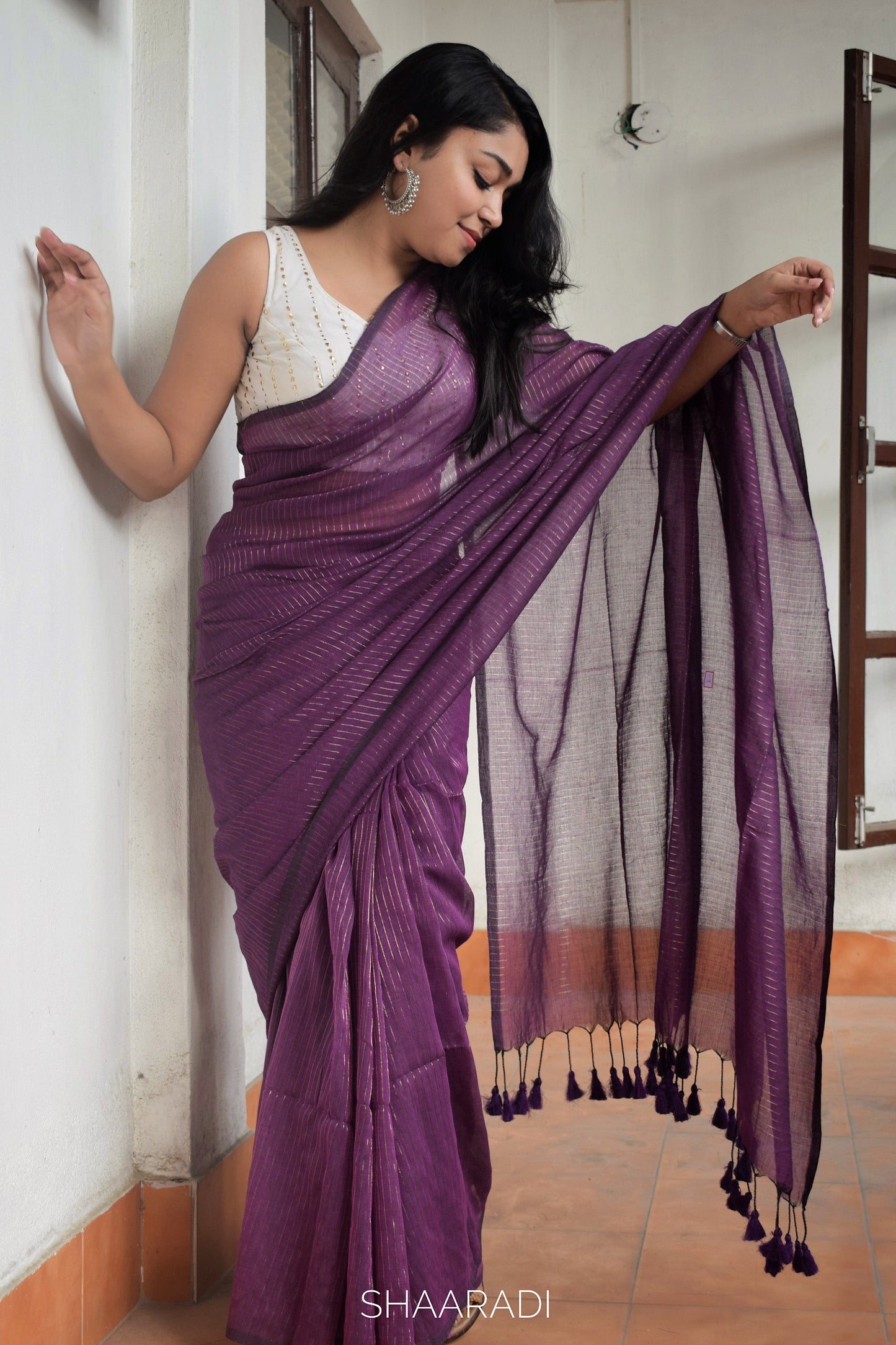 The Purple Saree