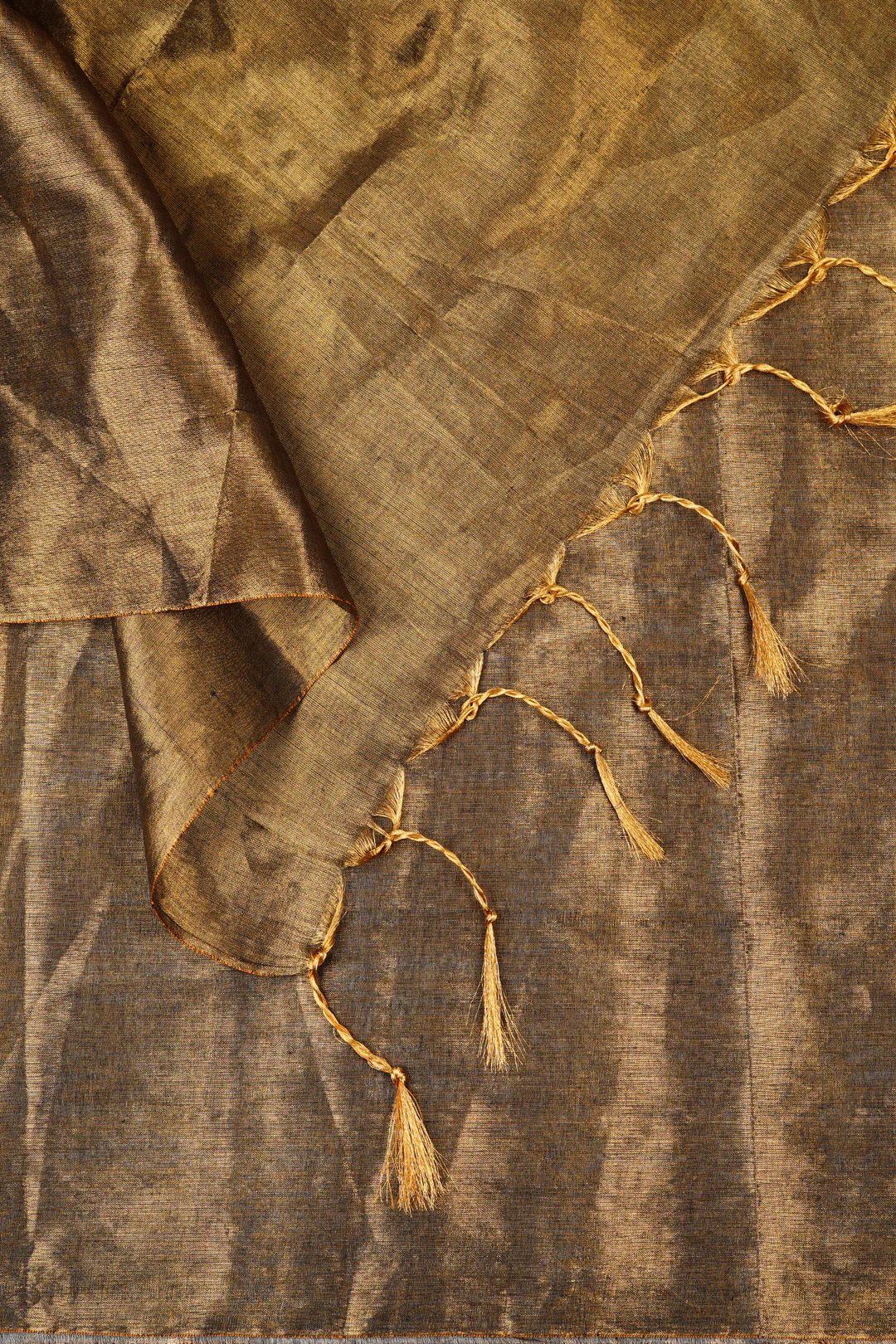 Madhu Tissue Saree (Copper)