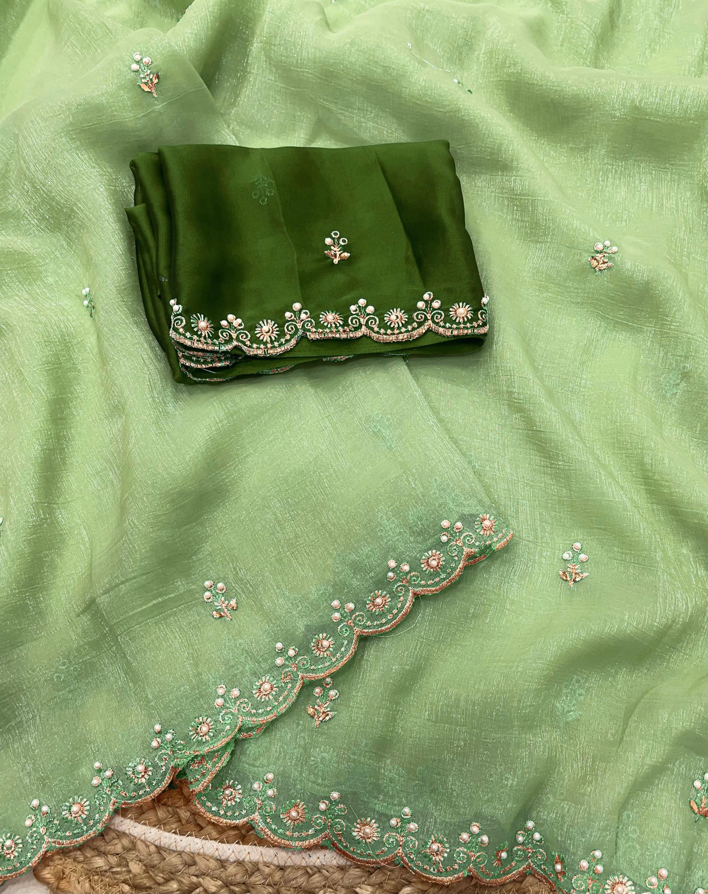 Zinnia Silk saree