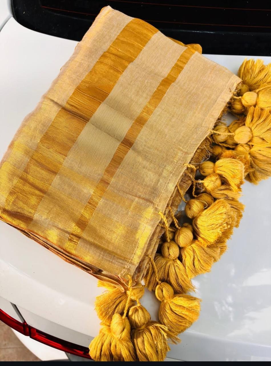 Golden Hour Tissue Saree