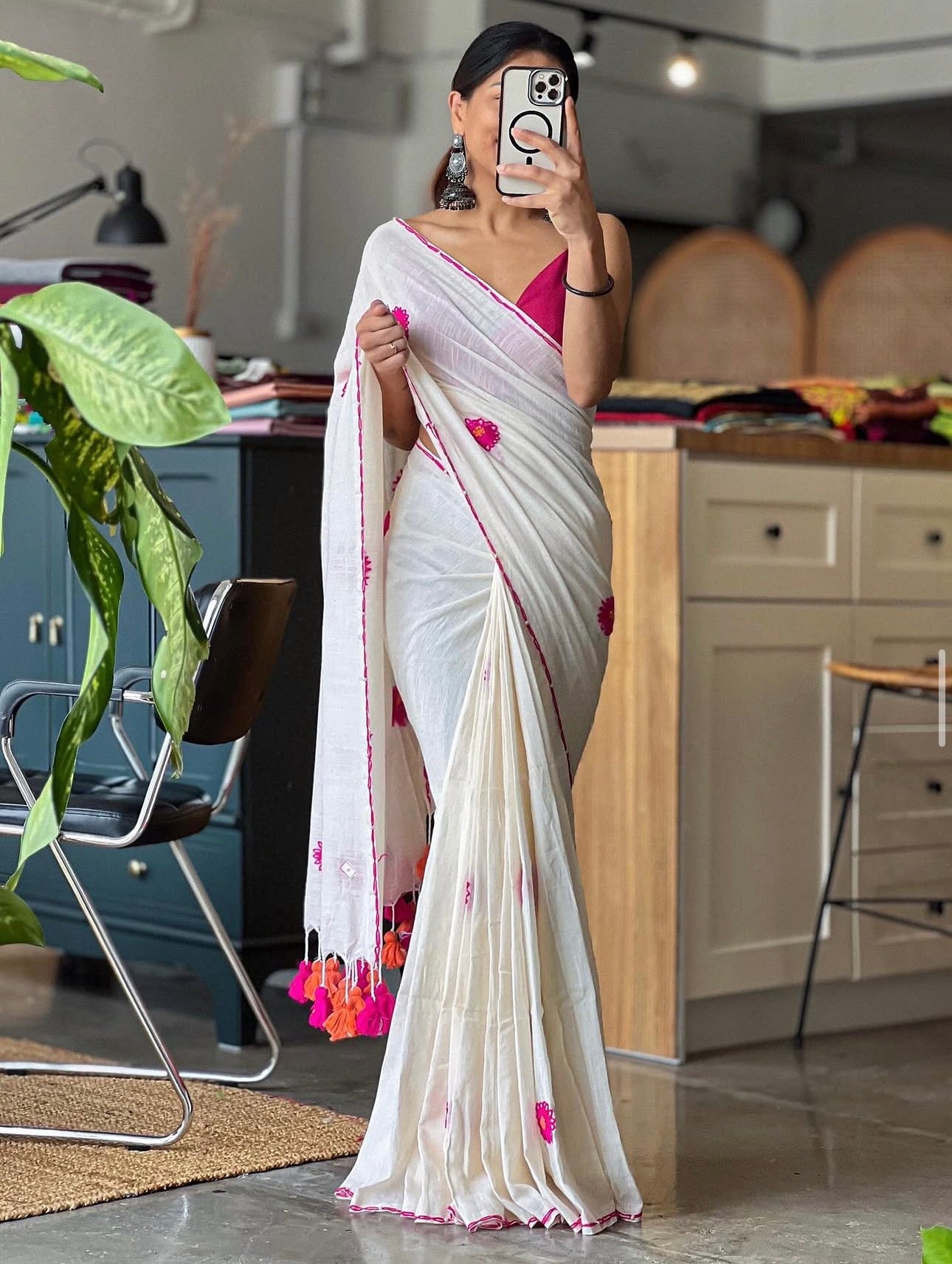 Kagaz phool Saree