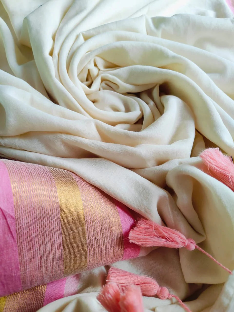 Sandhya Mul Saree (light pink)