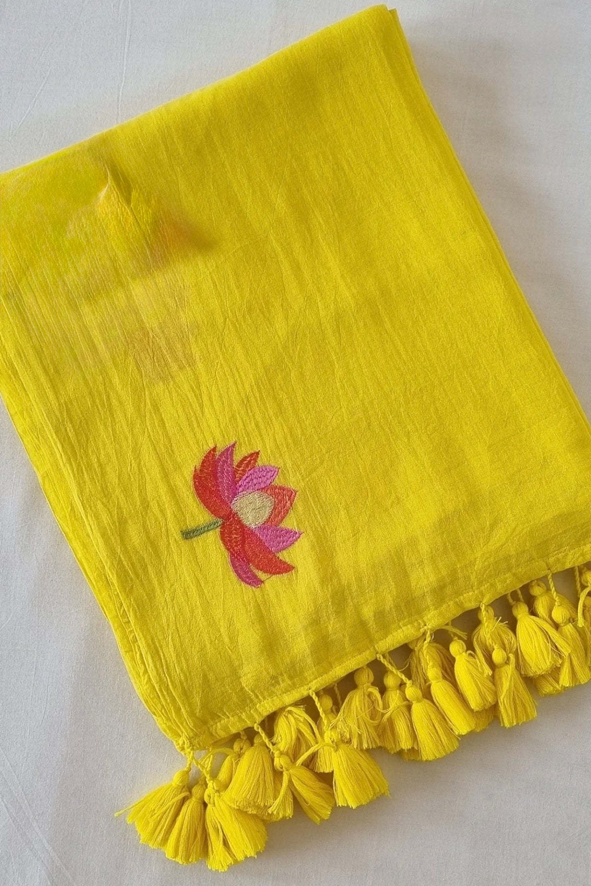 Lotus Mul Saree