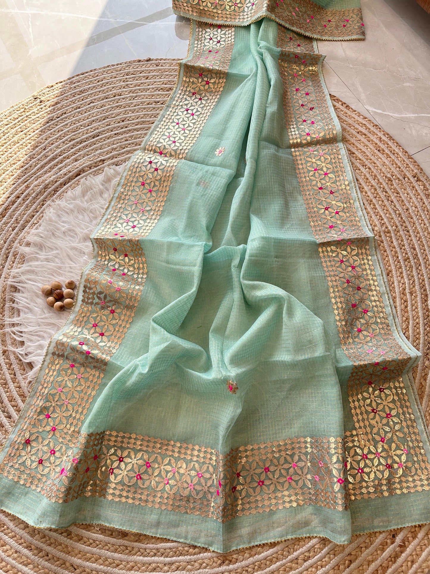 Jodha Gotapatti Saree