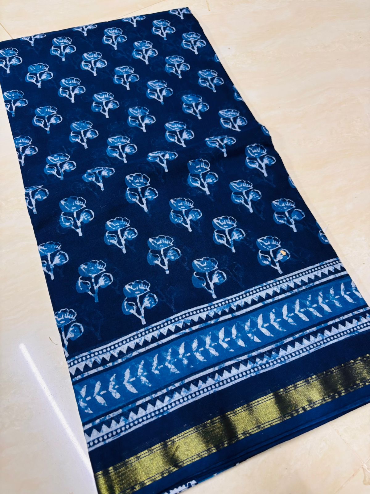 Neel Indigo Saree