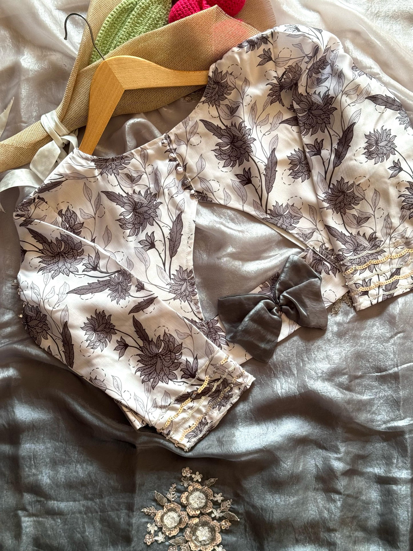 Phool Chandrima Saree