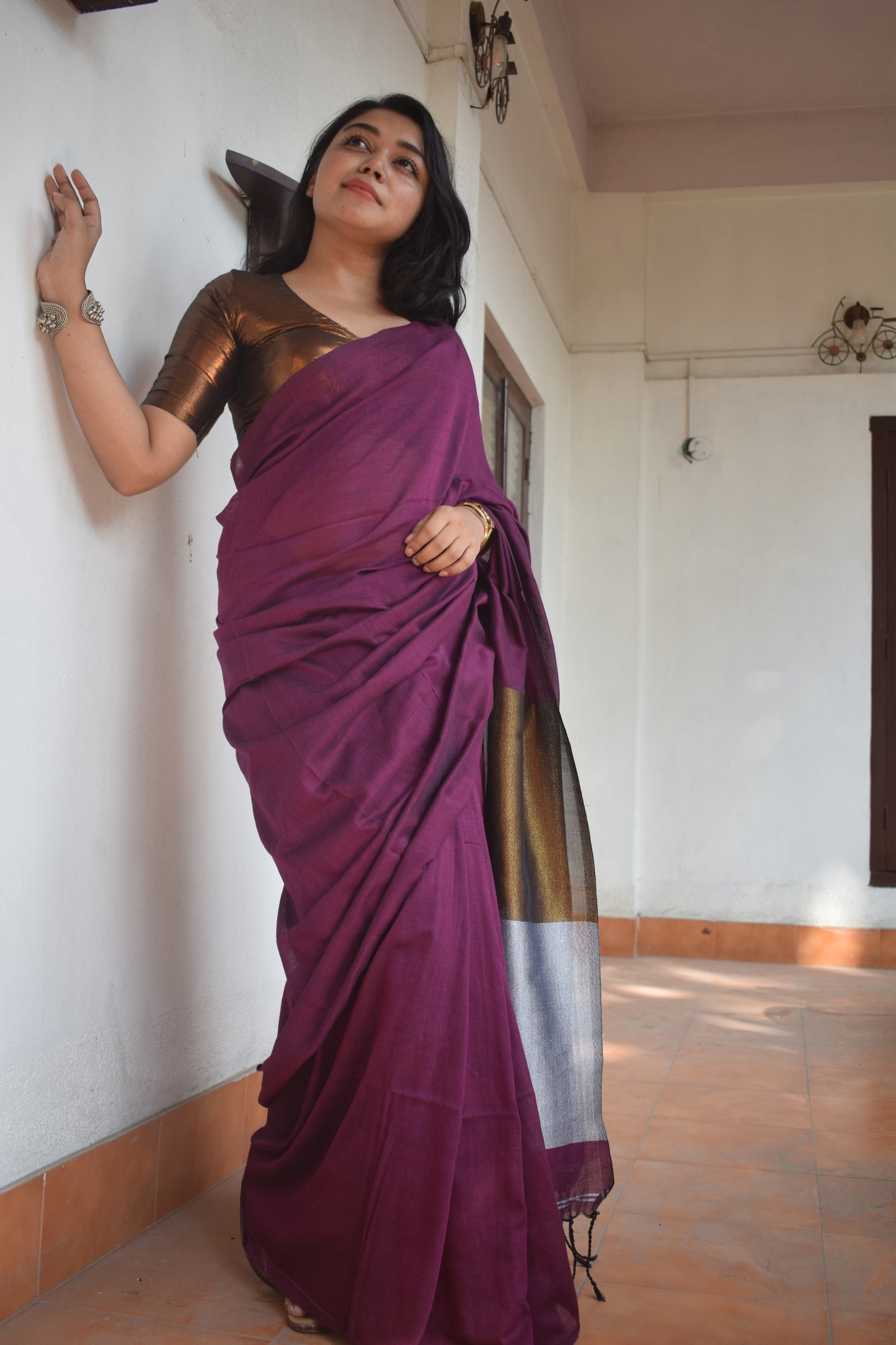 The Salvia Saree