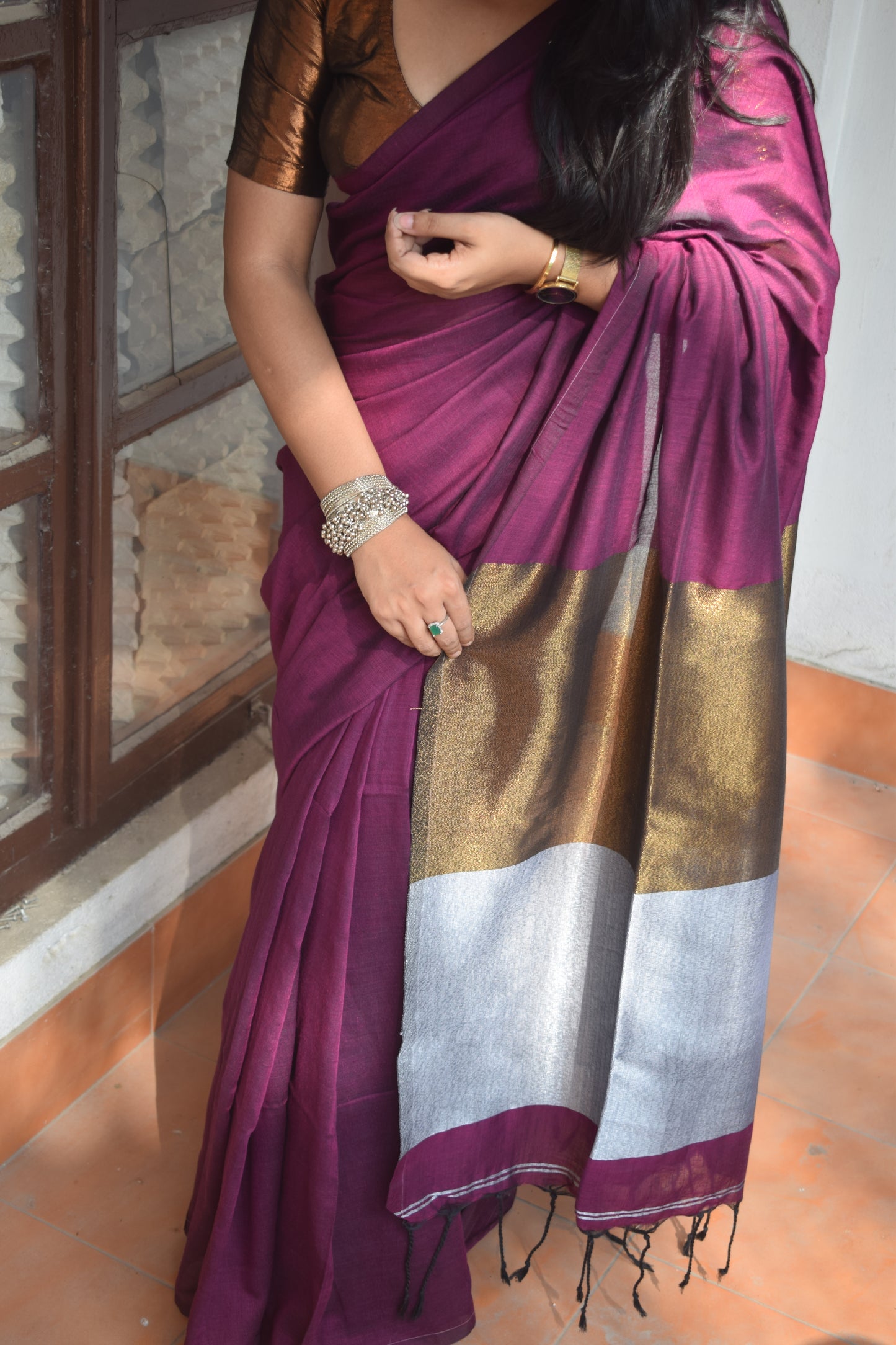 The Salvia Saree