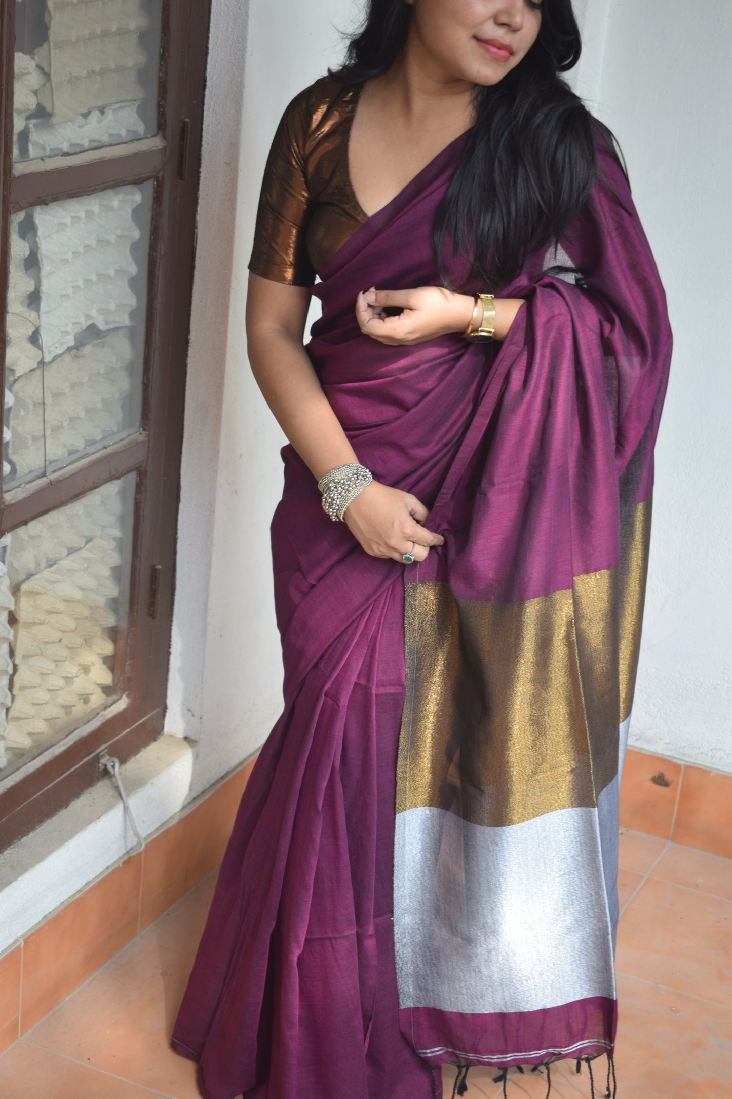 The Salvia Saree