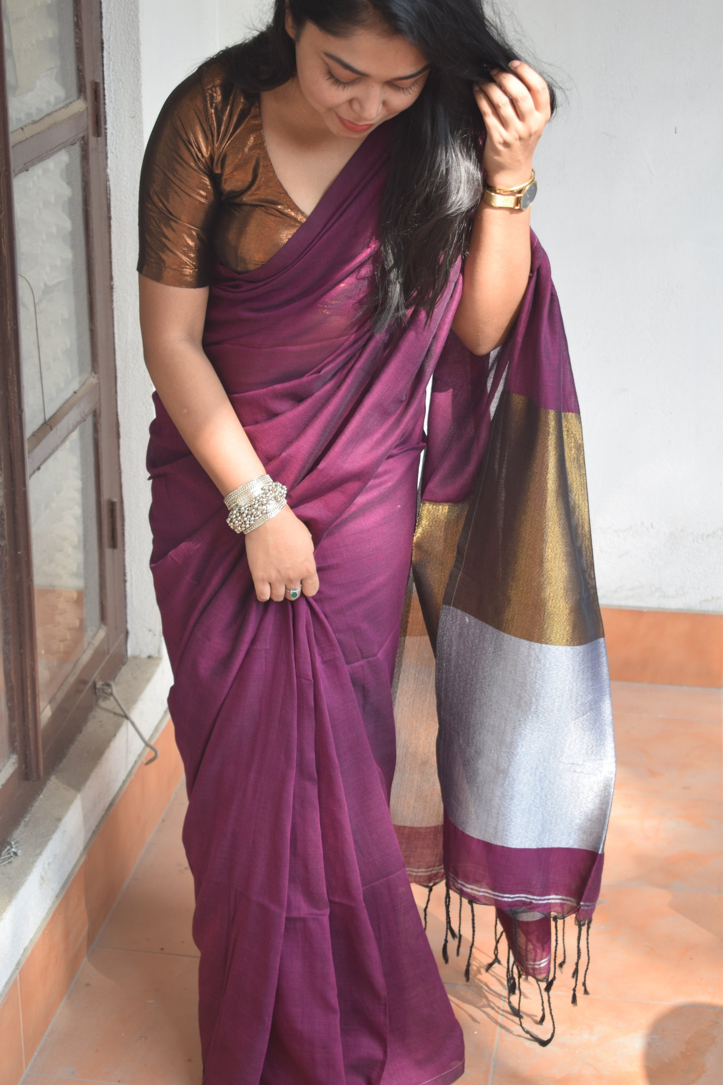 The Salvia Saree
