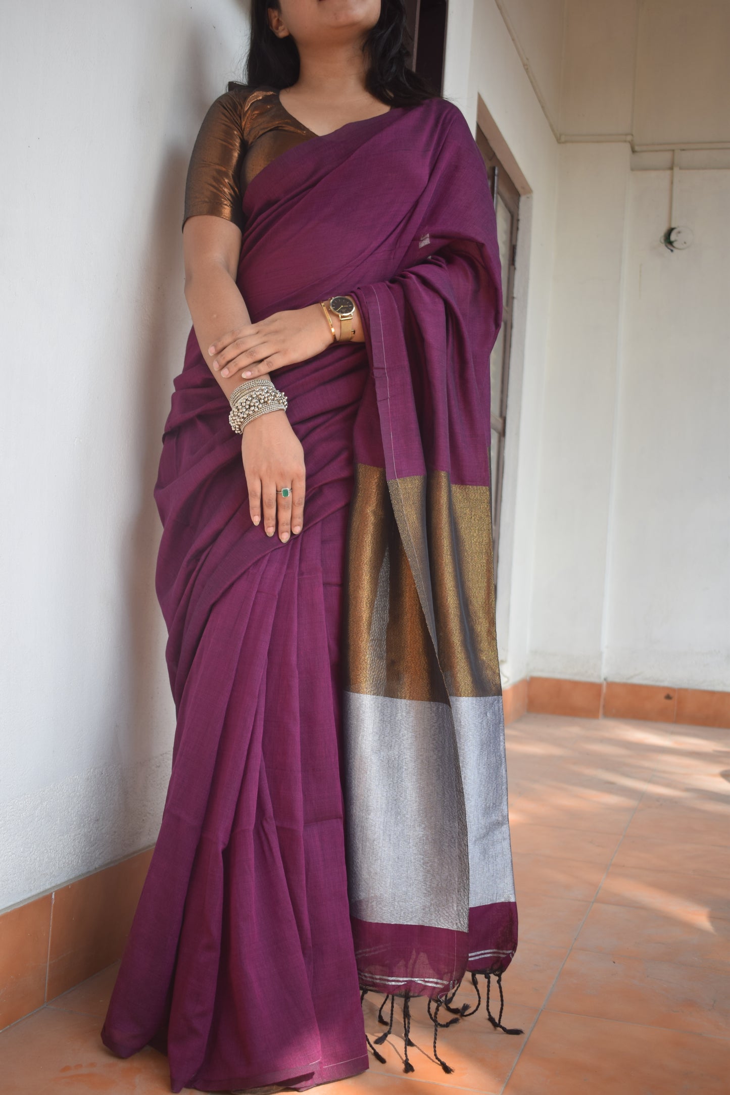 The Salvia Saree