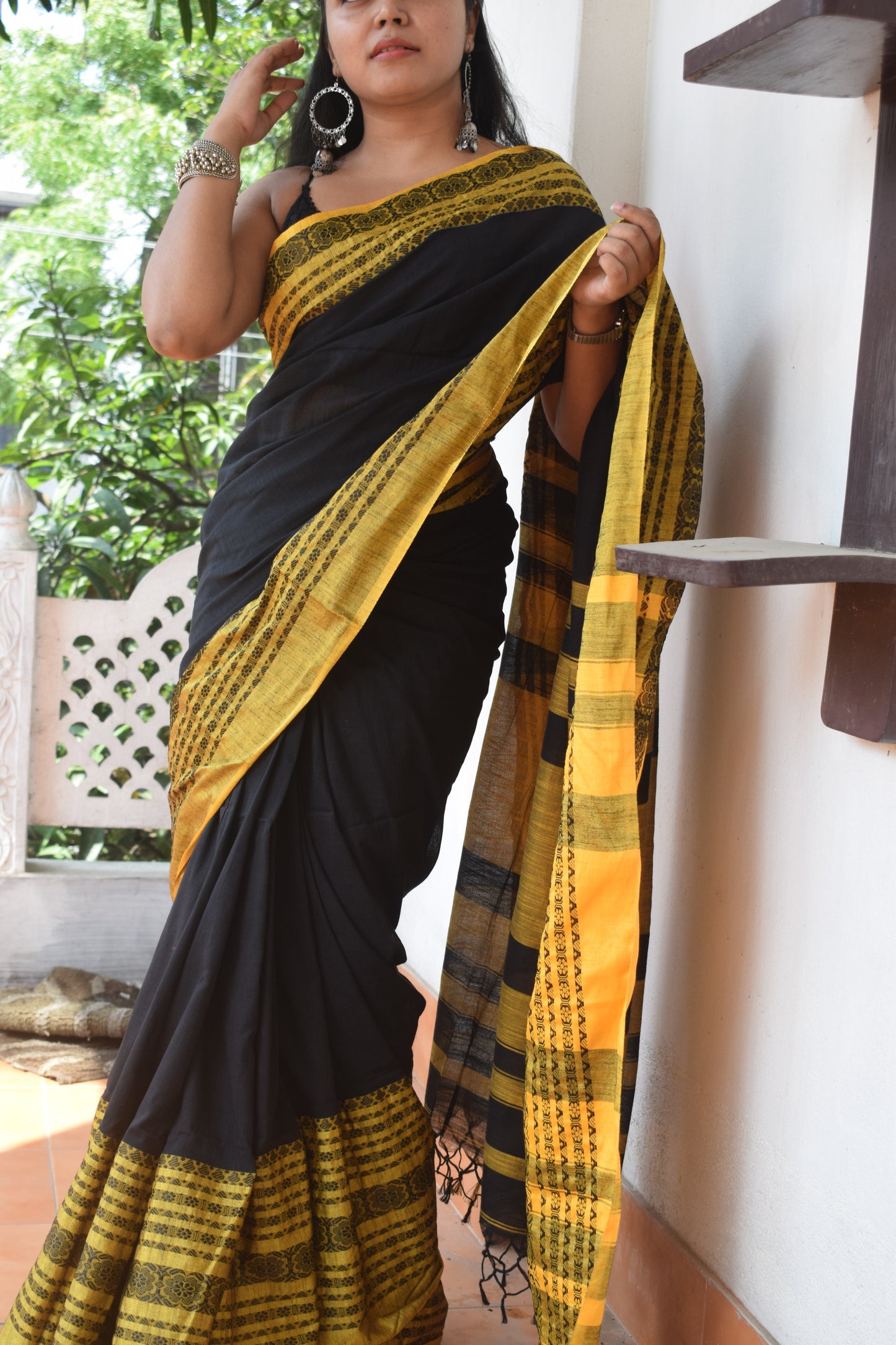 Yellow Lily Saree