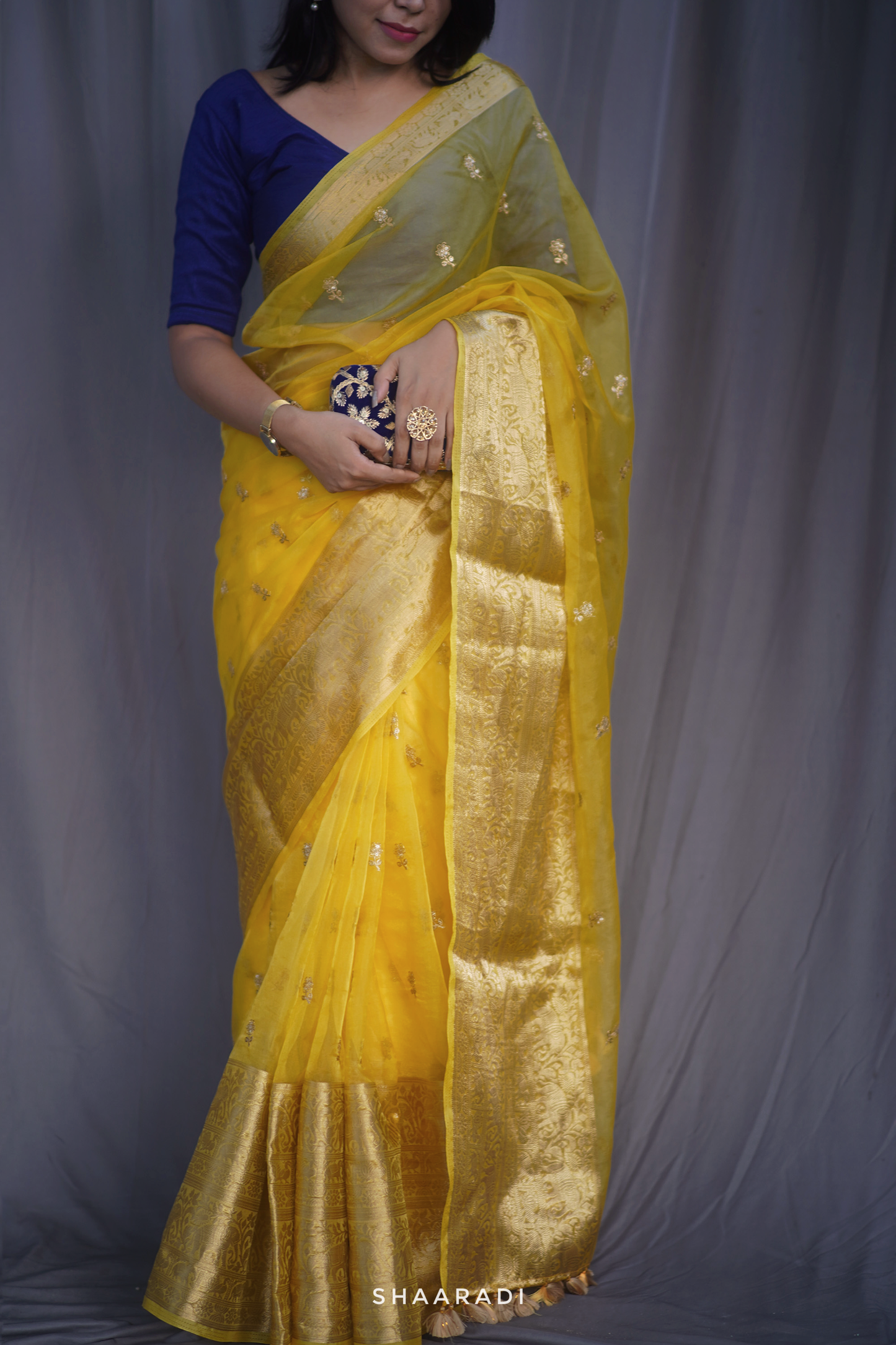 Daisy Organza Saree