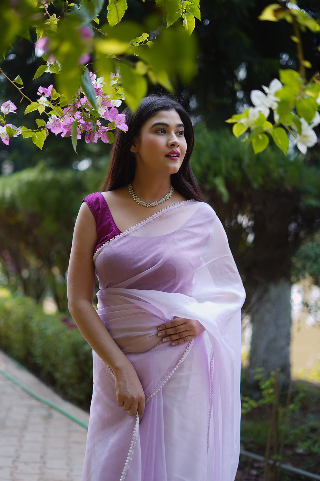 Lilac Dreams Saree