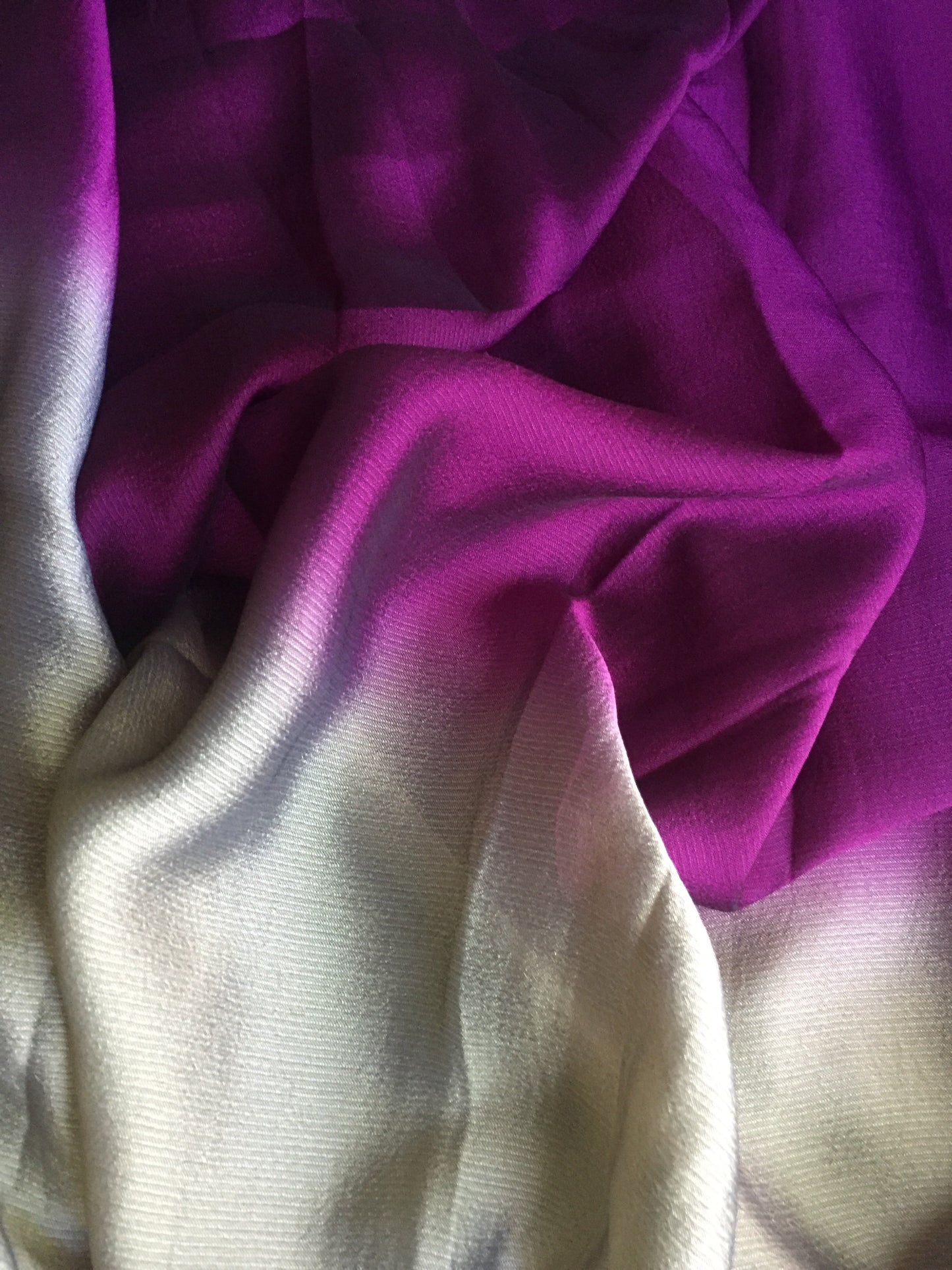 Dual Hues on Chiffon