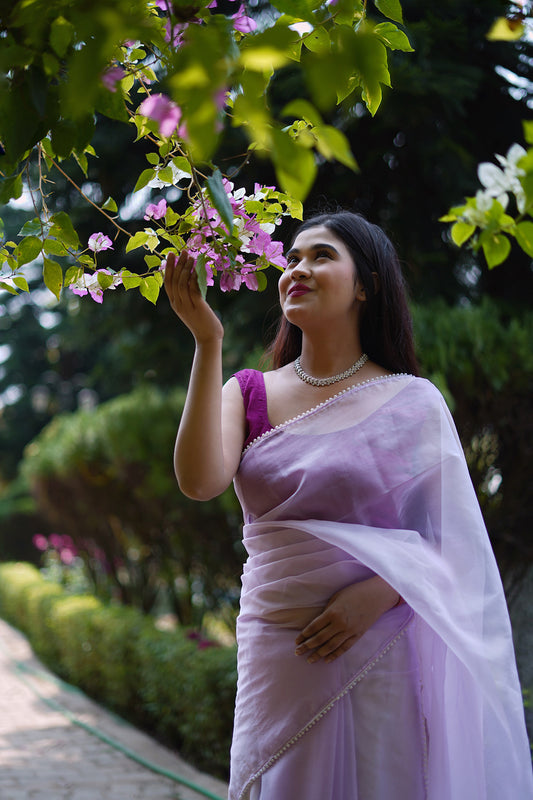 Lilac Dreams Saree