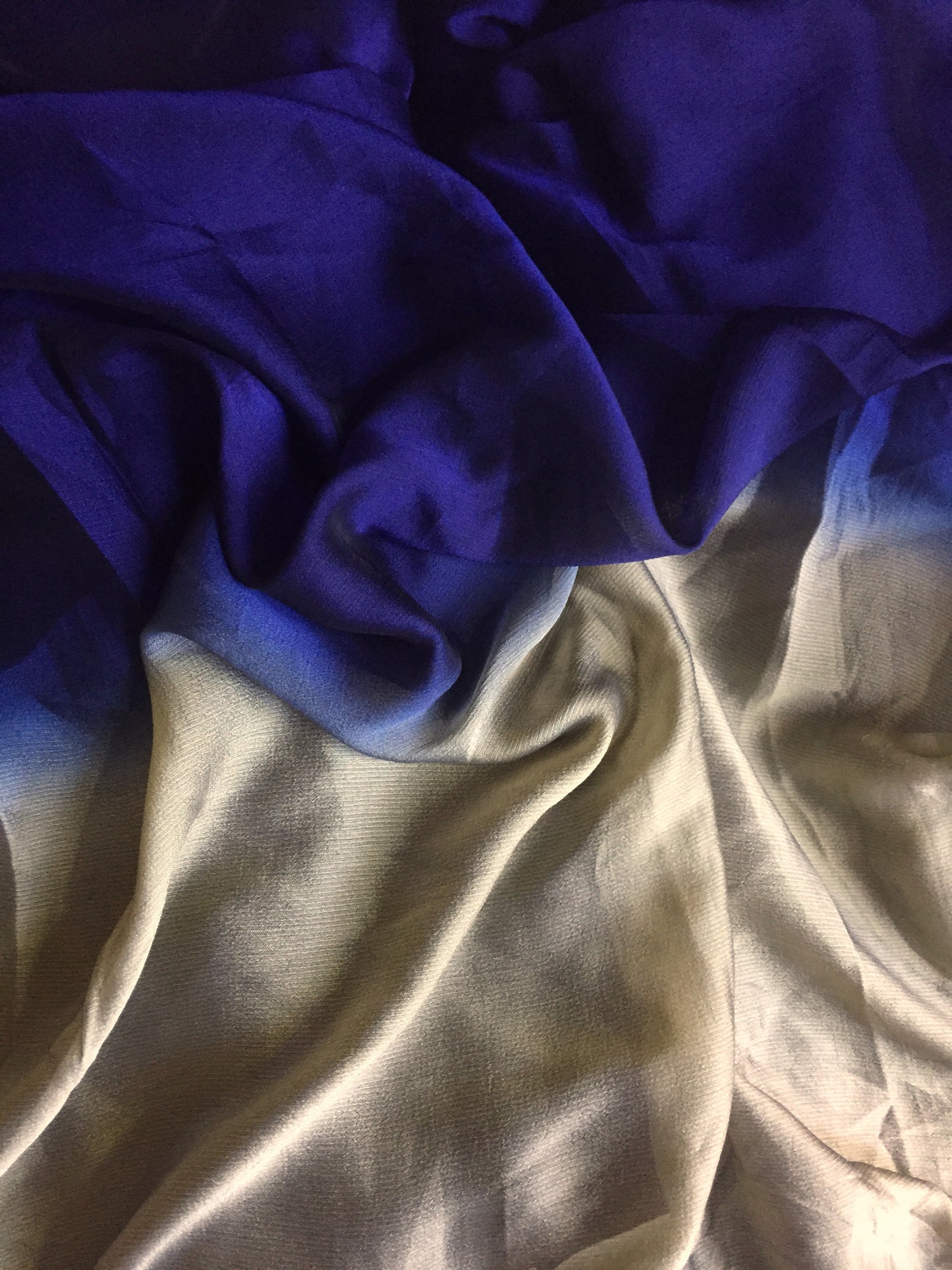 Dual Hues on Chiffon