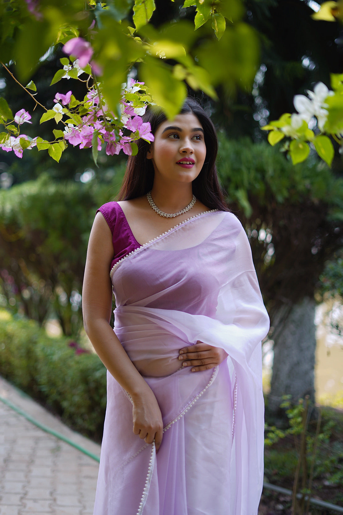 Lilac Dreams Saree