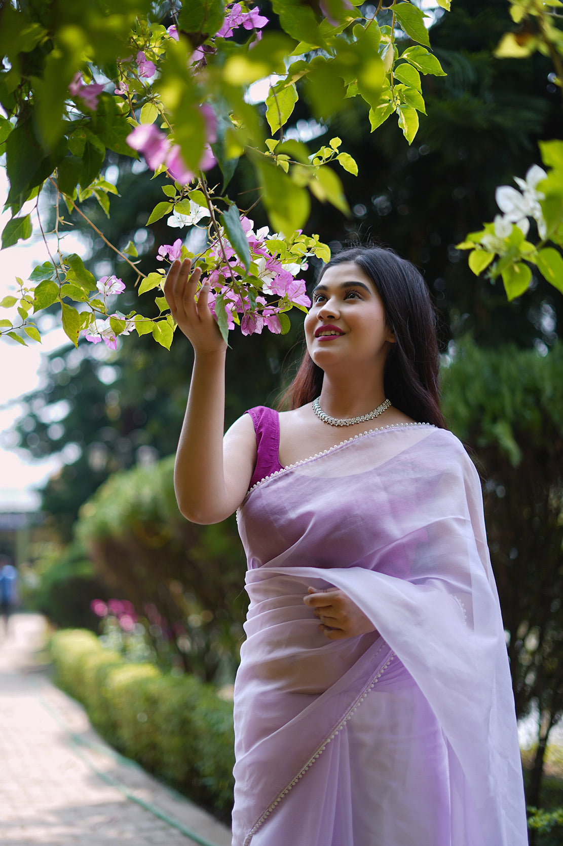 Lilac Dreams Saree