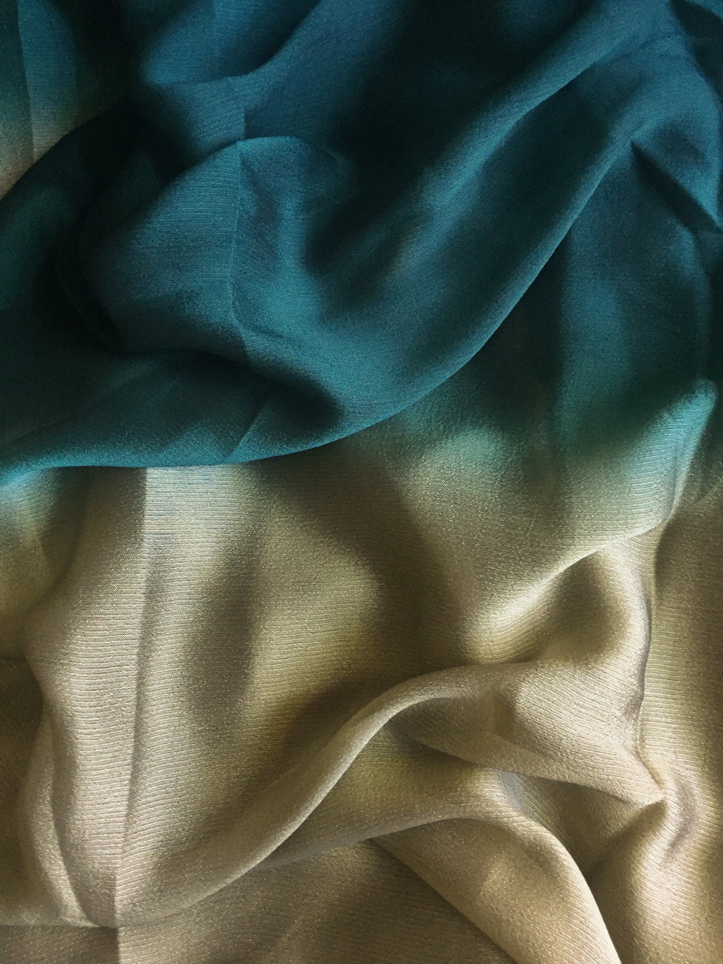 Dual Hues on Chiffon