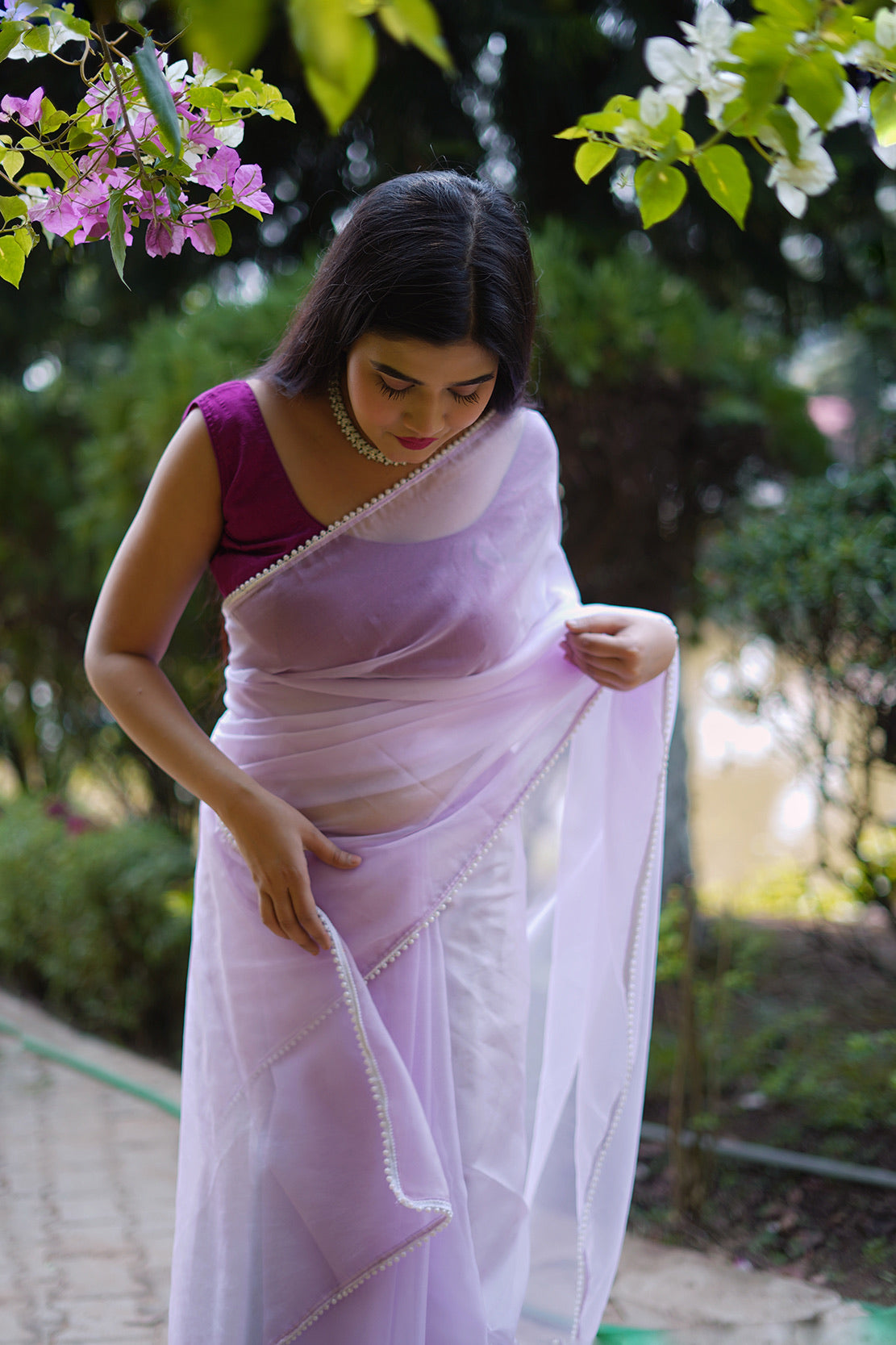 Lilac Dreams Saree