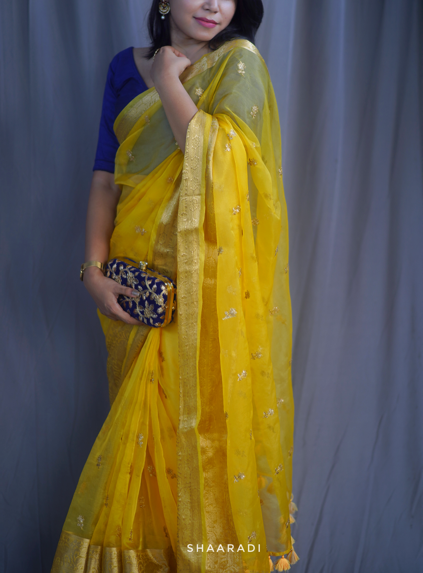 Daisy Organza Saree