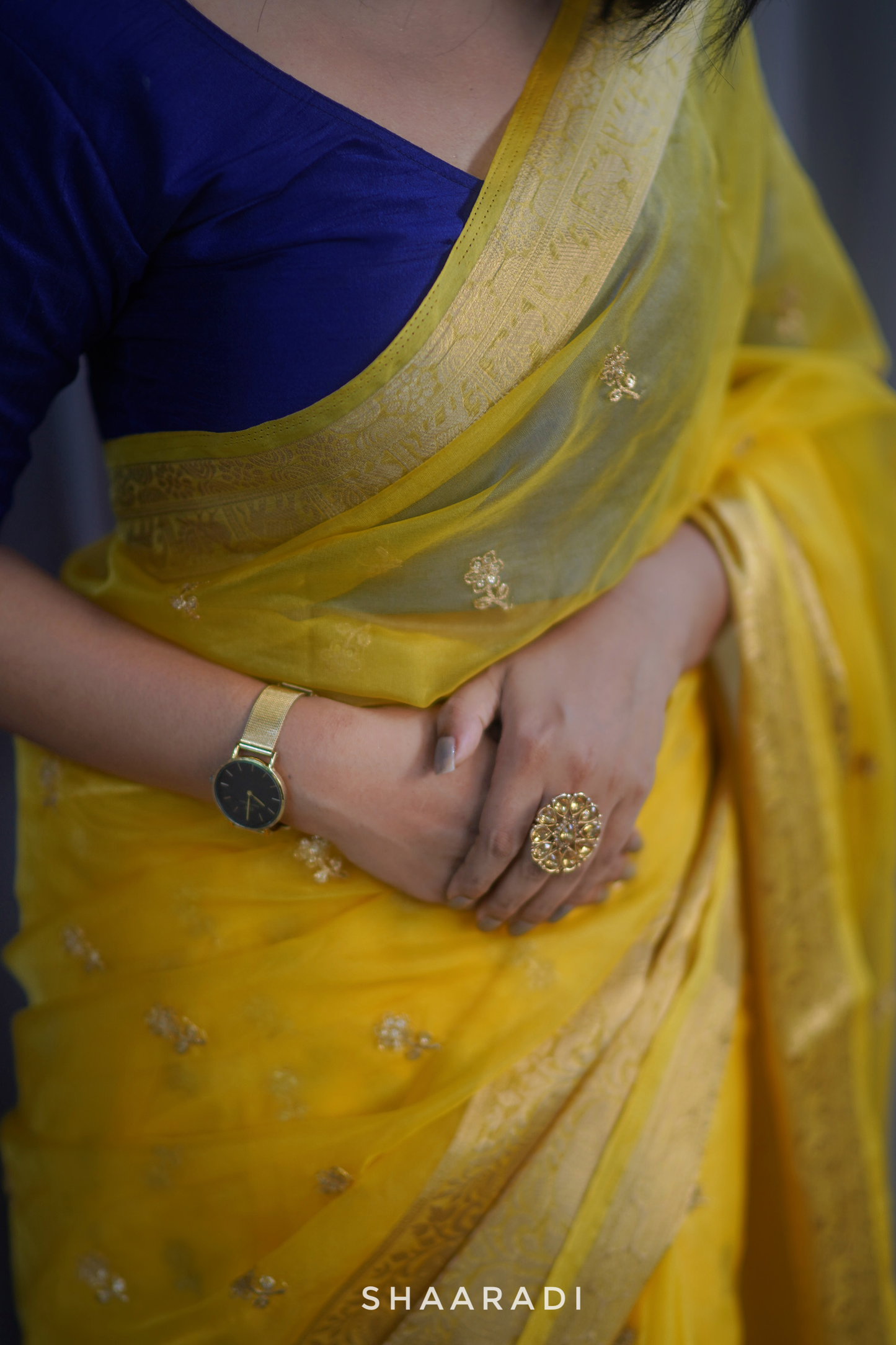 Daisy Organza Saree