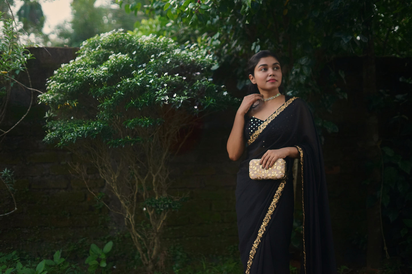 Sunehra Phool Embellished Saree