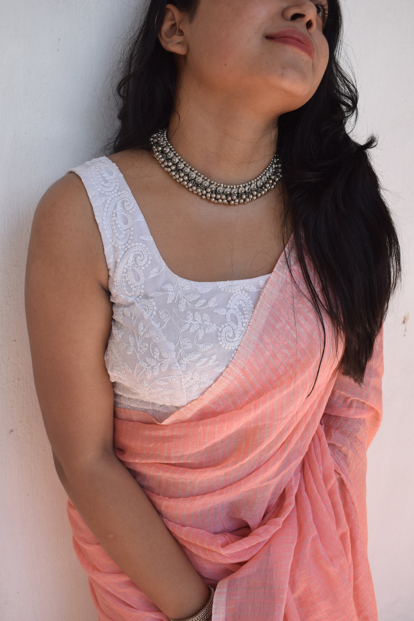 Forever Pink Rose Saree