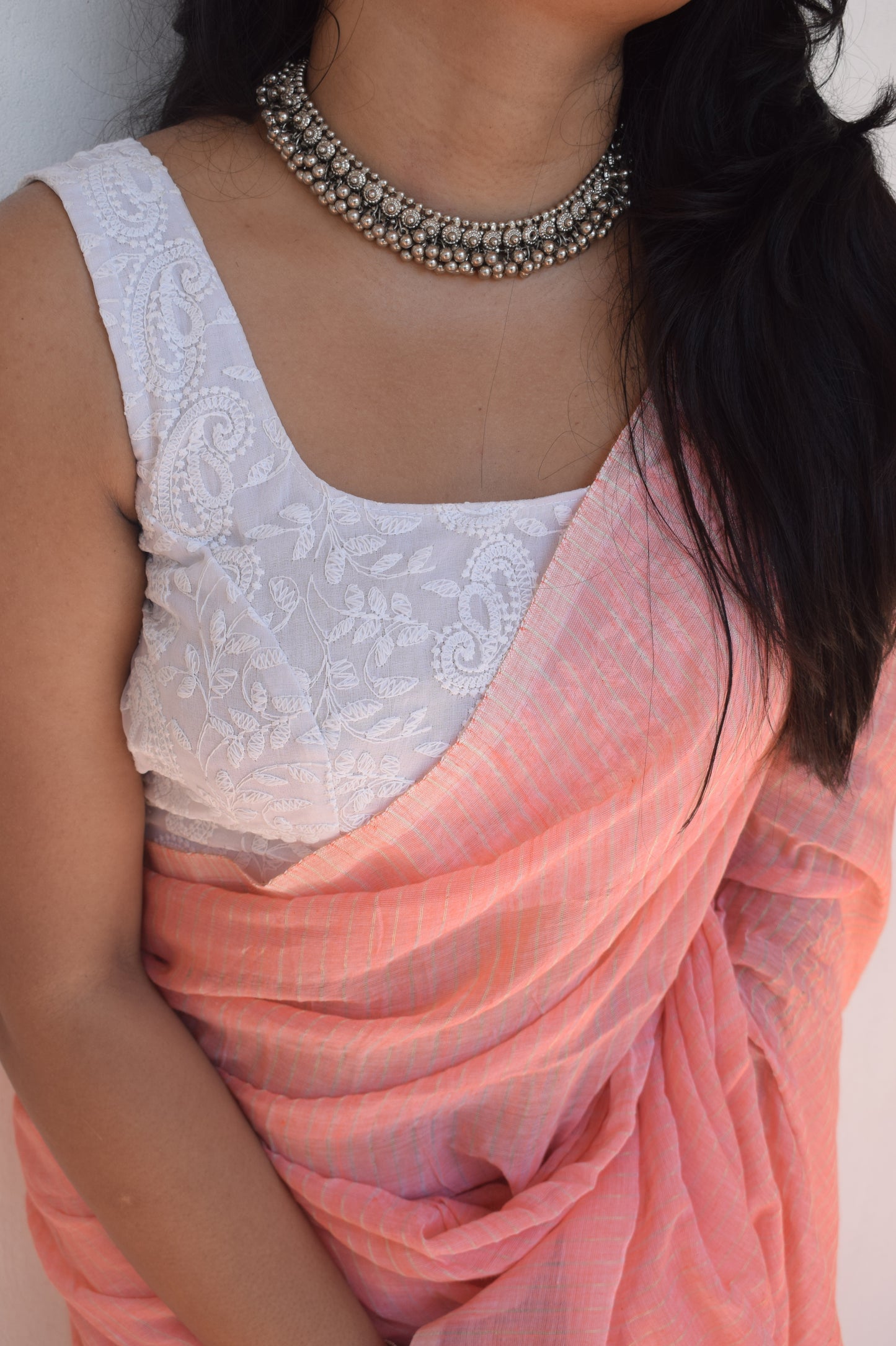 Forever Pink Rose Saree