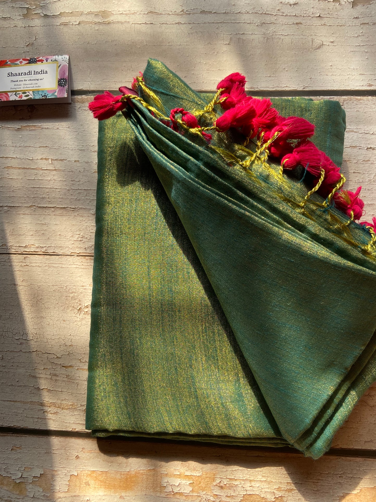 Raga Green Ocean Saree