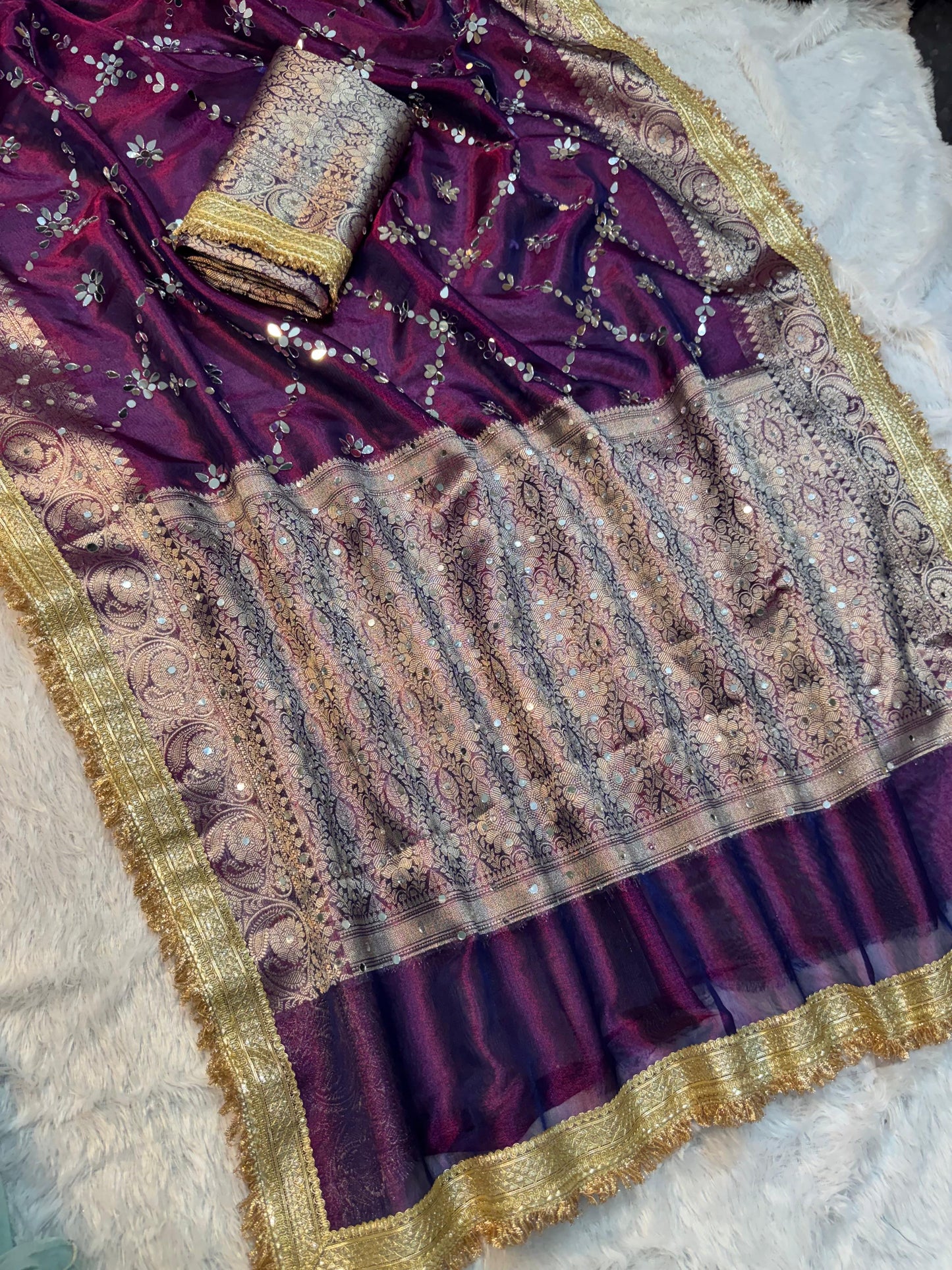 Tamanna Tissue Silk Saree