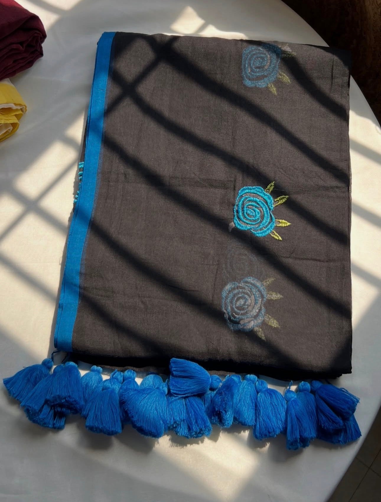 Rose mul Saree