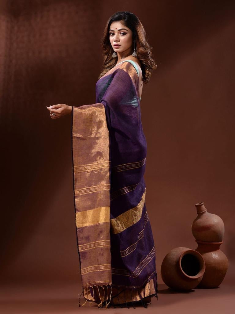 Madhuri Linen Saree