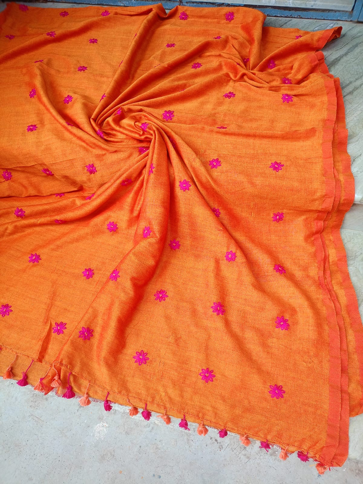 Phool chaman saree