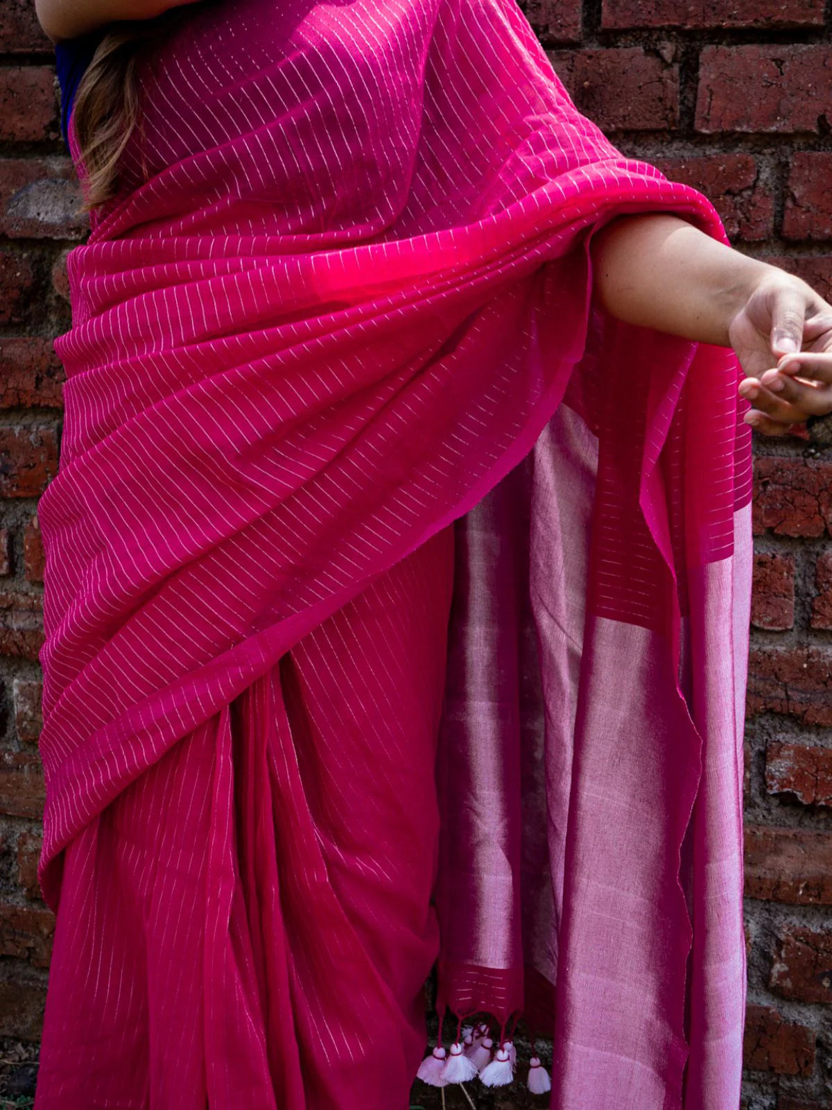 Ena Pink Saree