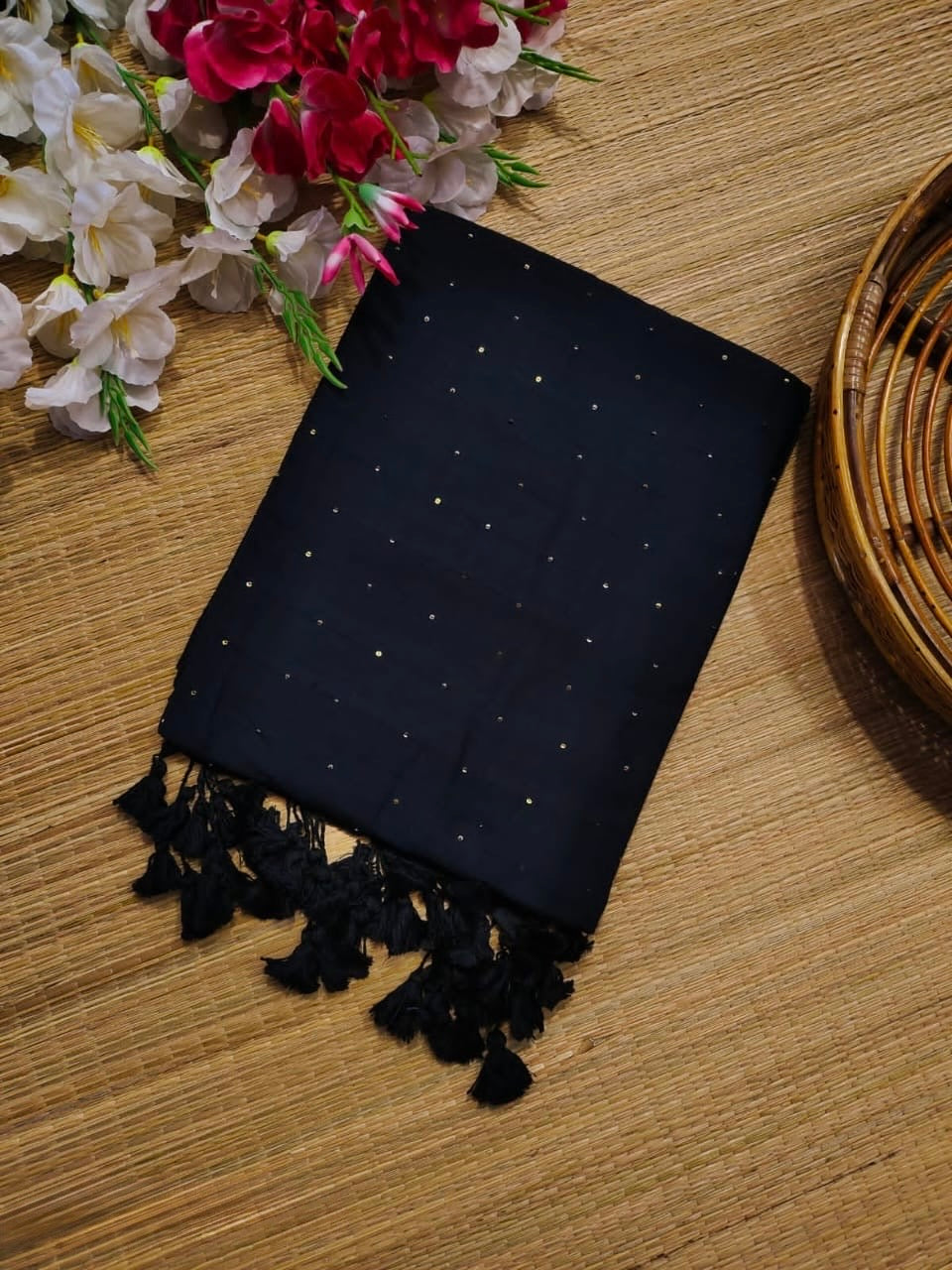 Tara Sequinned saree
