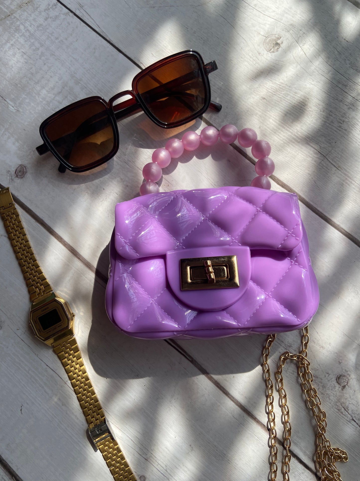 Lilac miniature bag