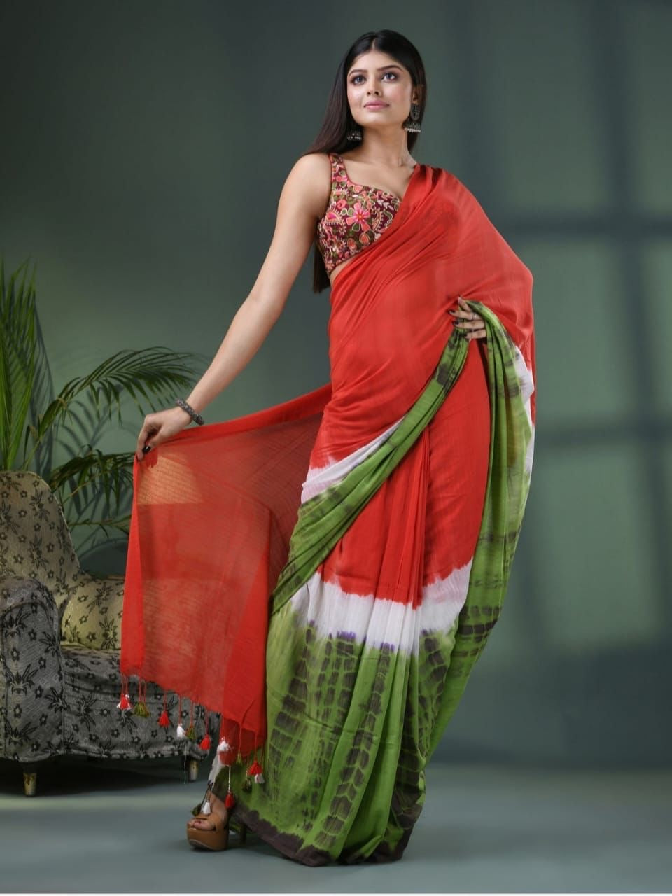Rangrej Mul saree