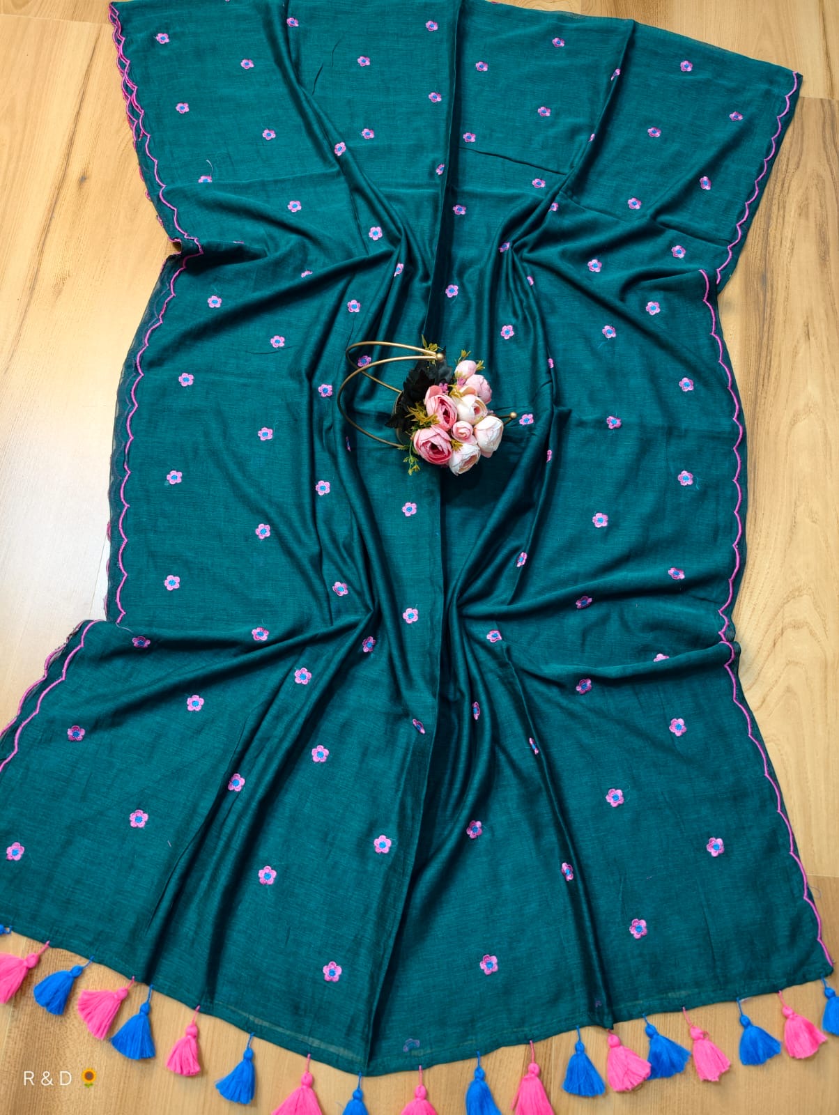 Scallop Mul Saree