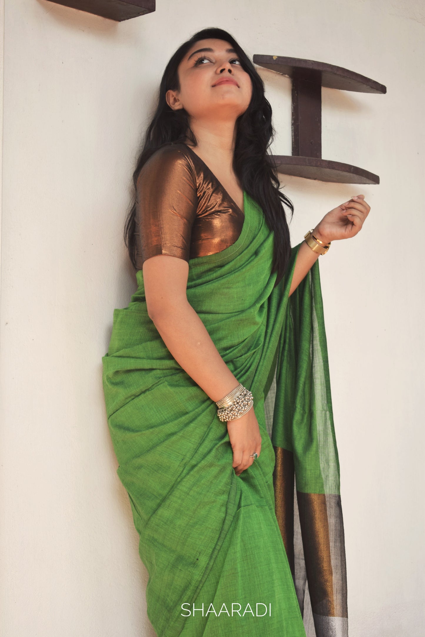 The Zinnia Saree