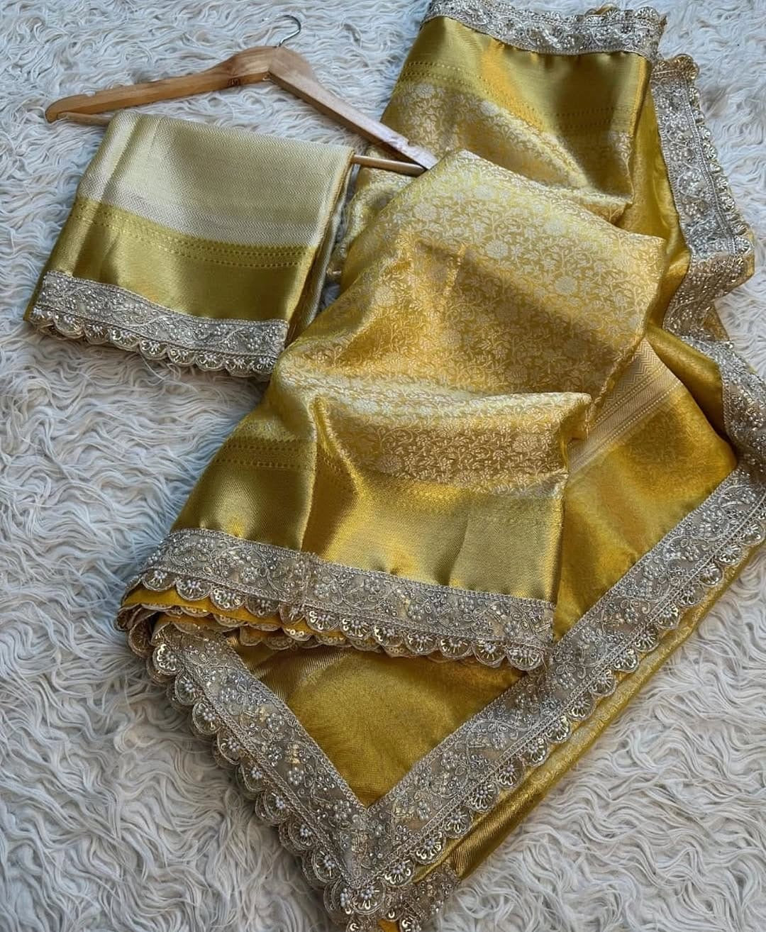 Iram Silk Saree (yellow)