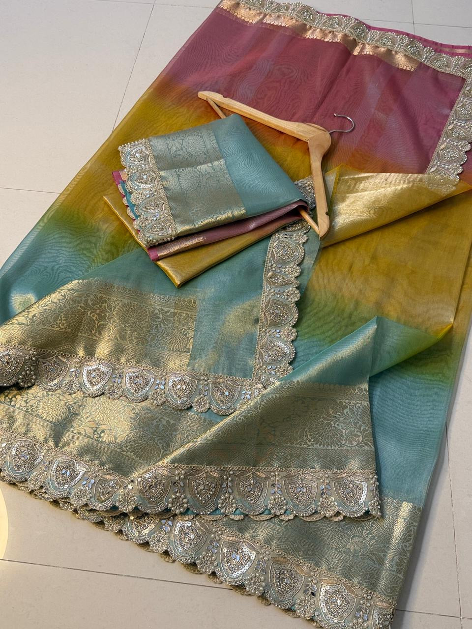 Preet Tissue Silk Saree